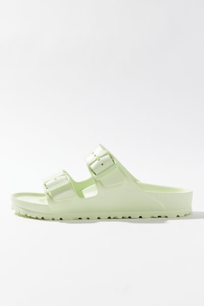Birkenstock Essentials Arizona Waterproof Slide Sandal In Faded Lime