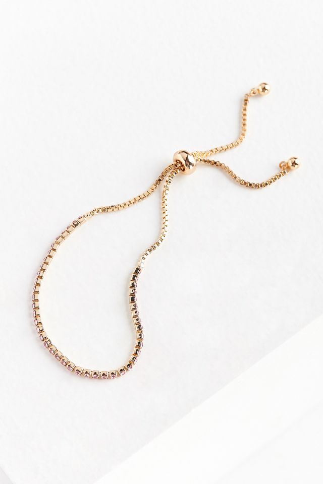 Rhinestone Slider Bracelet | Urban Outfitters