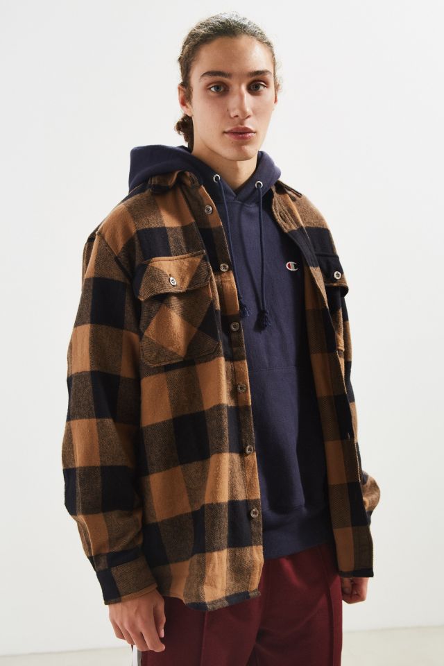 Rothco Heavyweight Buffalo Plaid Flannel Button-Down Shirt #1