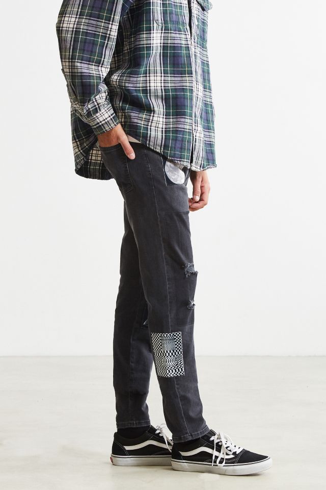 Jeans étroit graphique à pièces BDG #2
