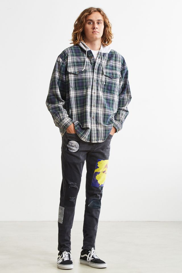 Jeans étroit graphique à pièces BDG #5