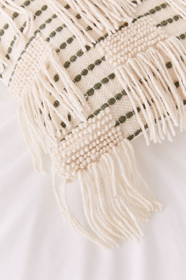 Woven Fringe Pillow #2
