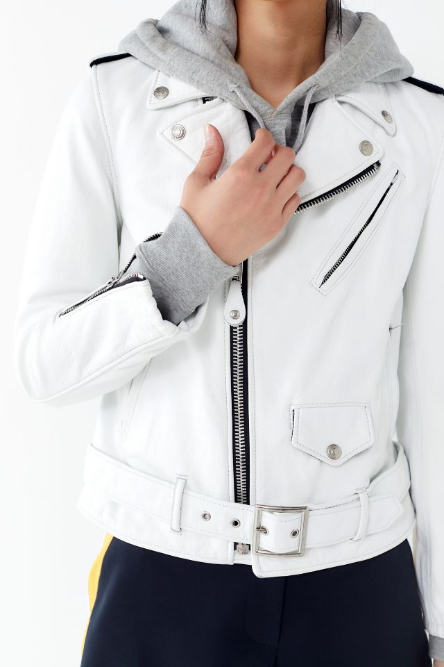 Schott Boyfriend Leather Moto Jacket #3
