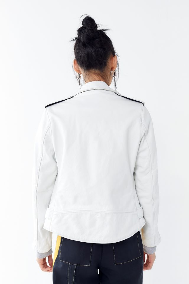 Schott Boyfriend Leather Moto Jacket #4