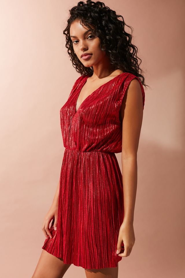 Robe étincelante cintrée et évasée à plis Oh My Love #4