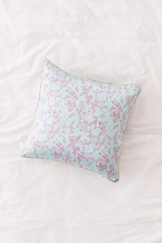 Reversible Print Satin Throw Pillow #2