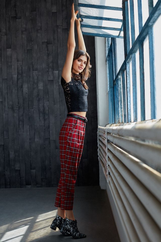 Urban Renewal Remade Plaid Crossover Pant