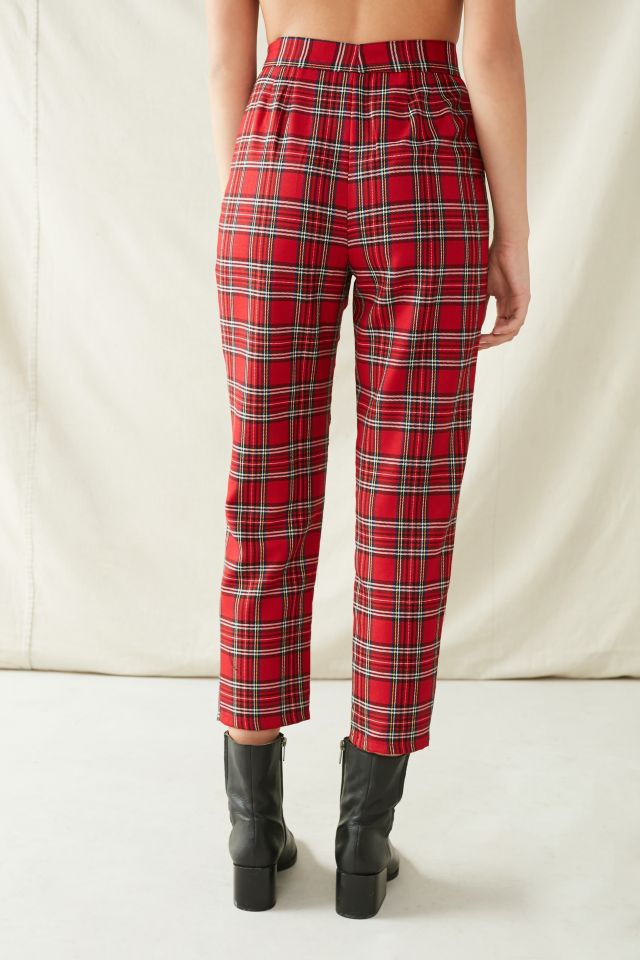 Urban Renewal Remade Plaid Crossover Pant