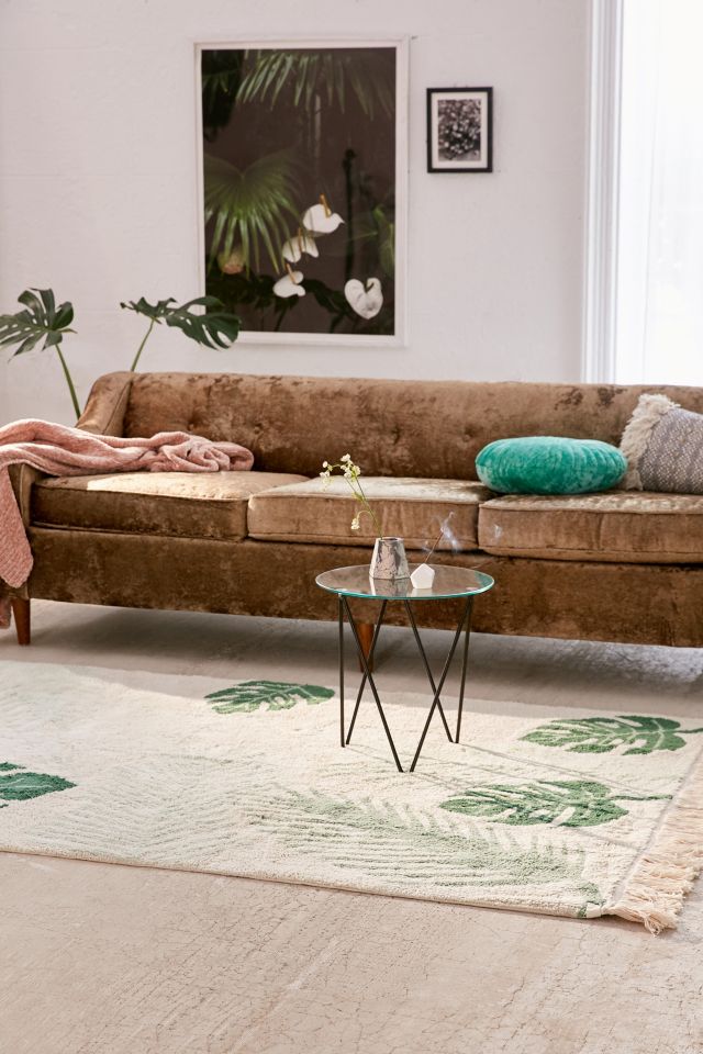 Tropical Greens Washable Rug #1