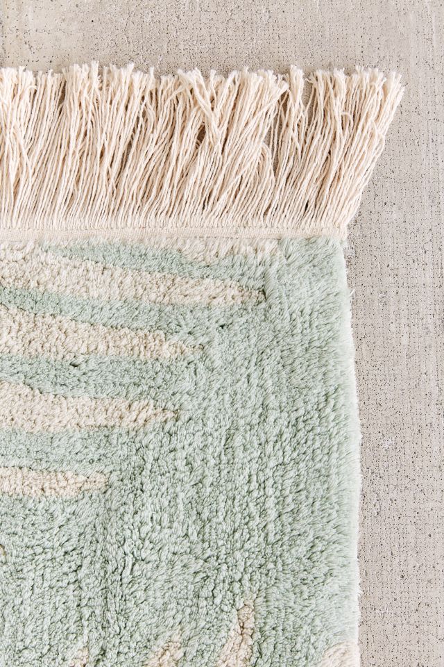 Tropical Greens Washable Rug #2