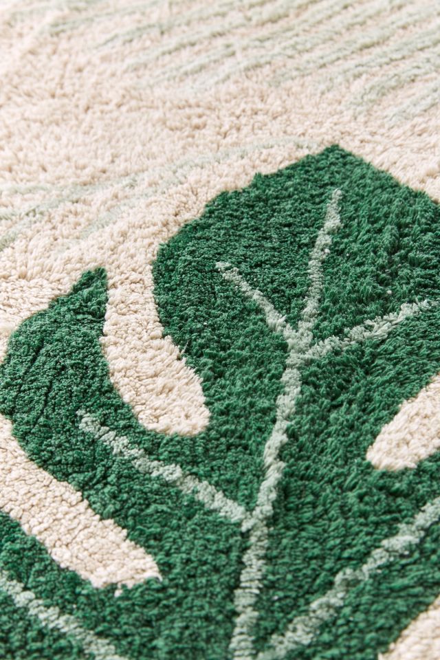 Tropical Greens Washable Rug #3