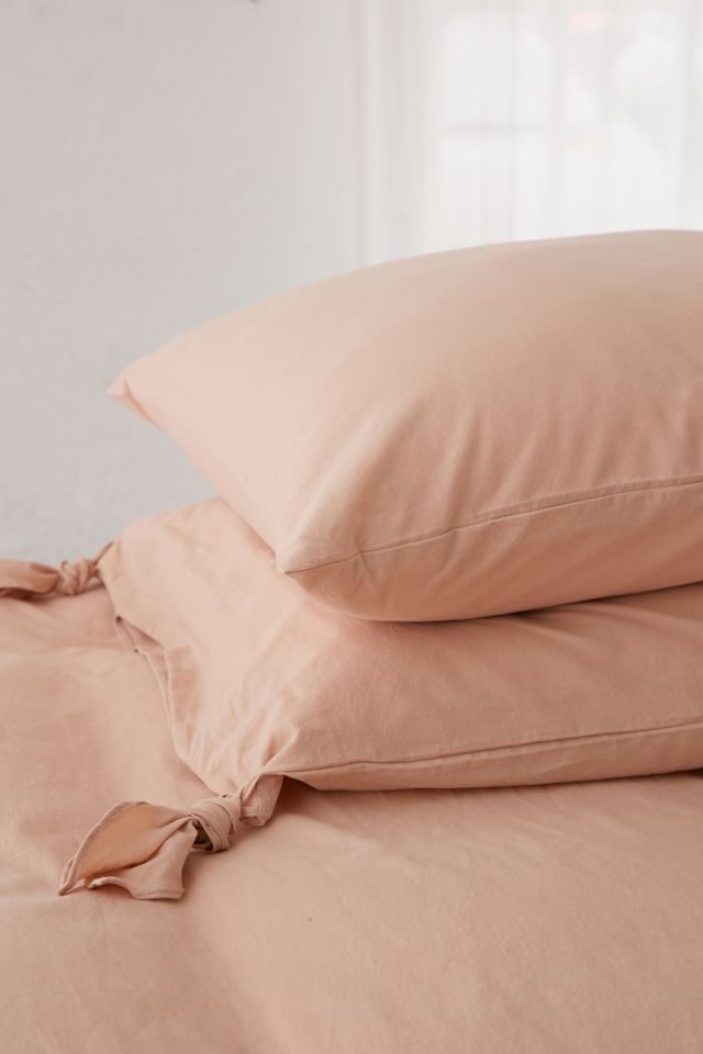 Knotted Washed Cotton Sham Set #1