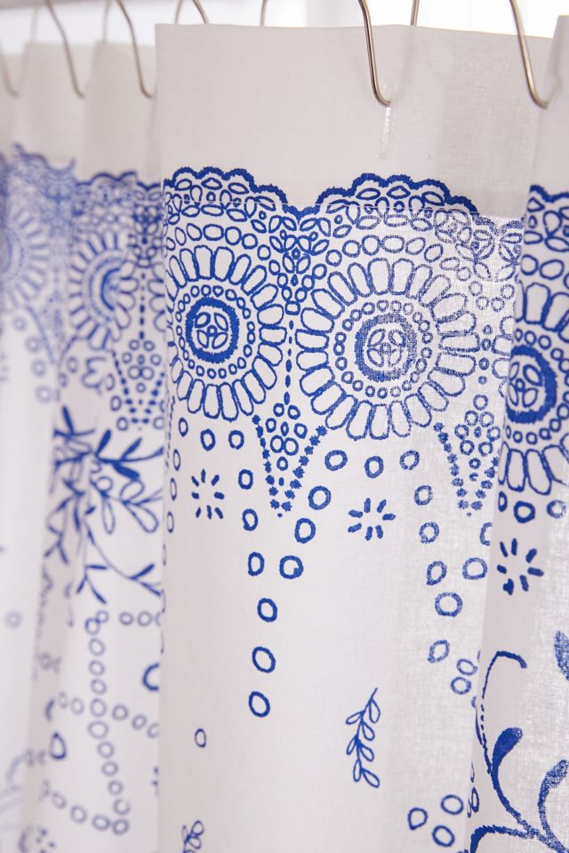 Emilia Medallion Shower Curtain #2