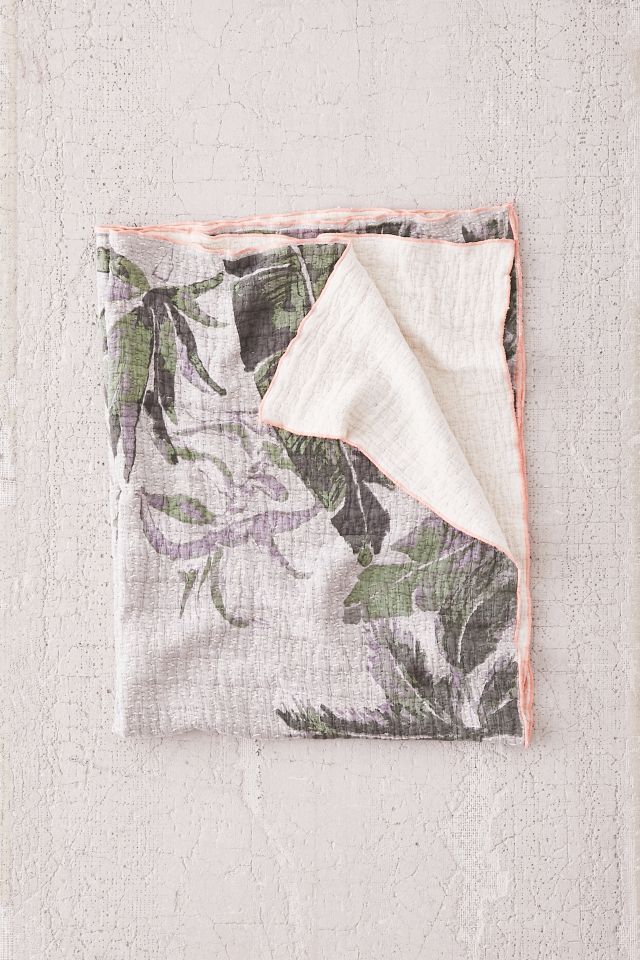 Printed Woven Jacquard Throw Blanket #1