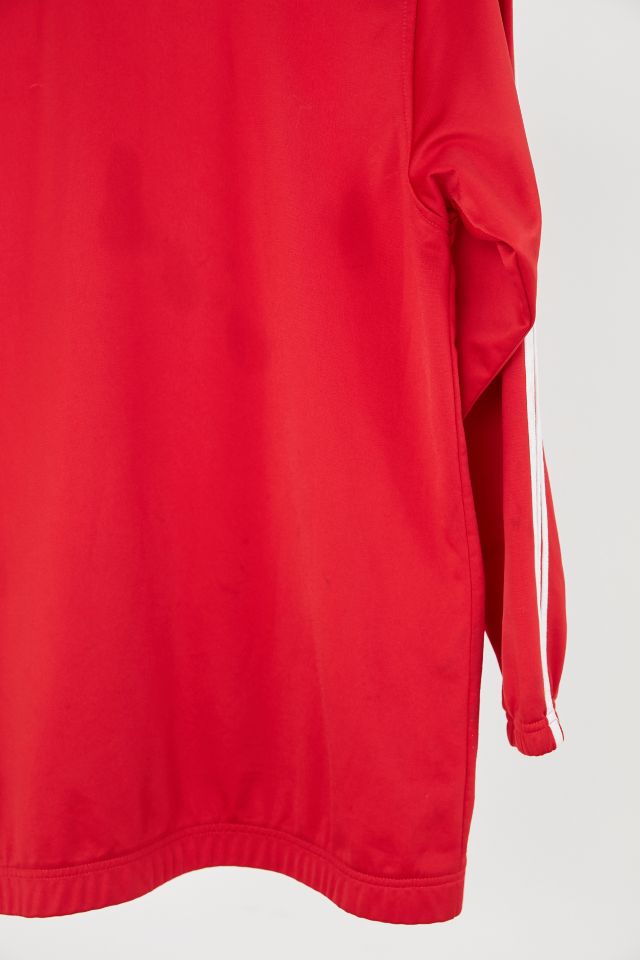 Blouson de survêtement rouge vintage des années 90 adidas #4