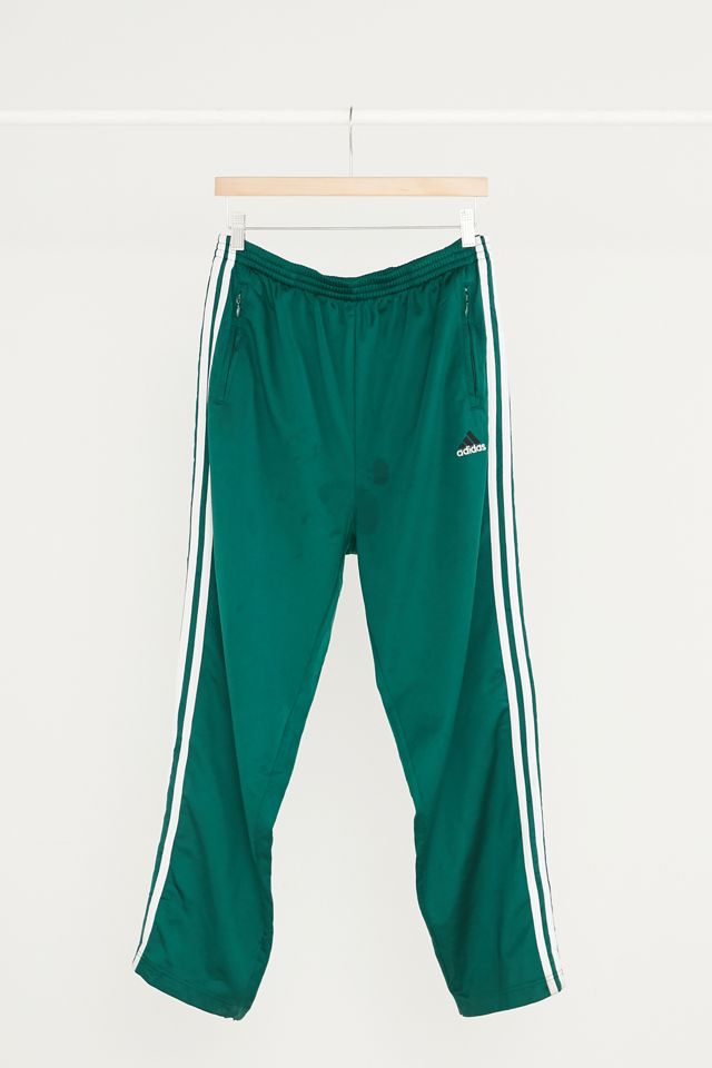 Vintage adidas ‘90s Green Tearaway Track Pant | Urban Outfitters