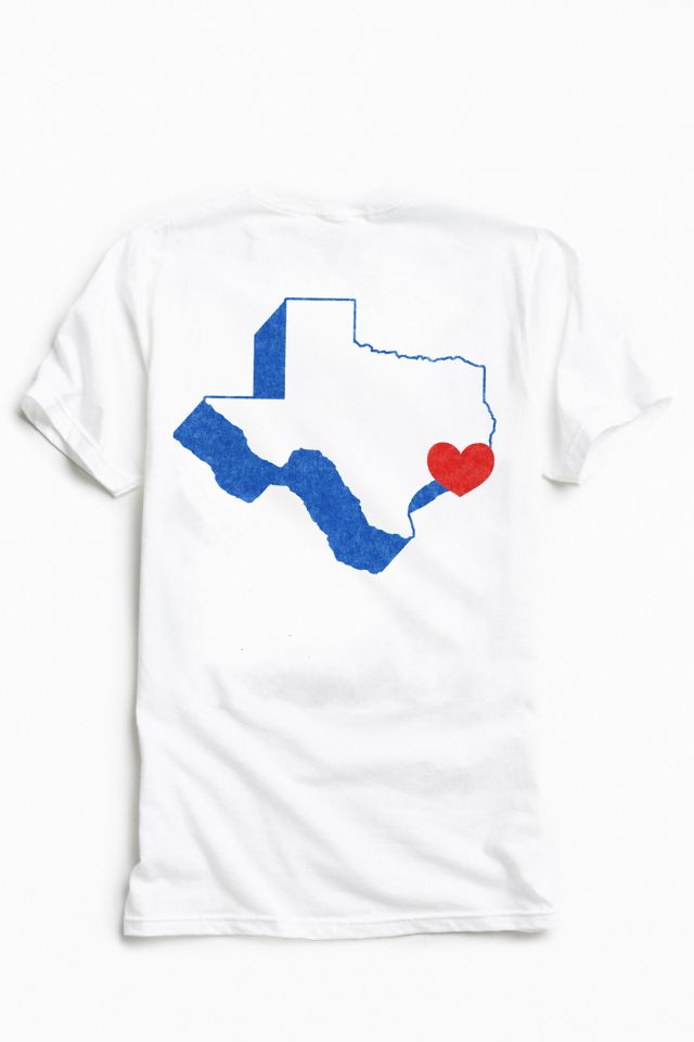 UO Community Cares + Hurricane Harvey Relief Fund Houston Heart Tee #1