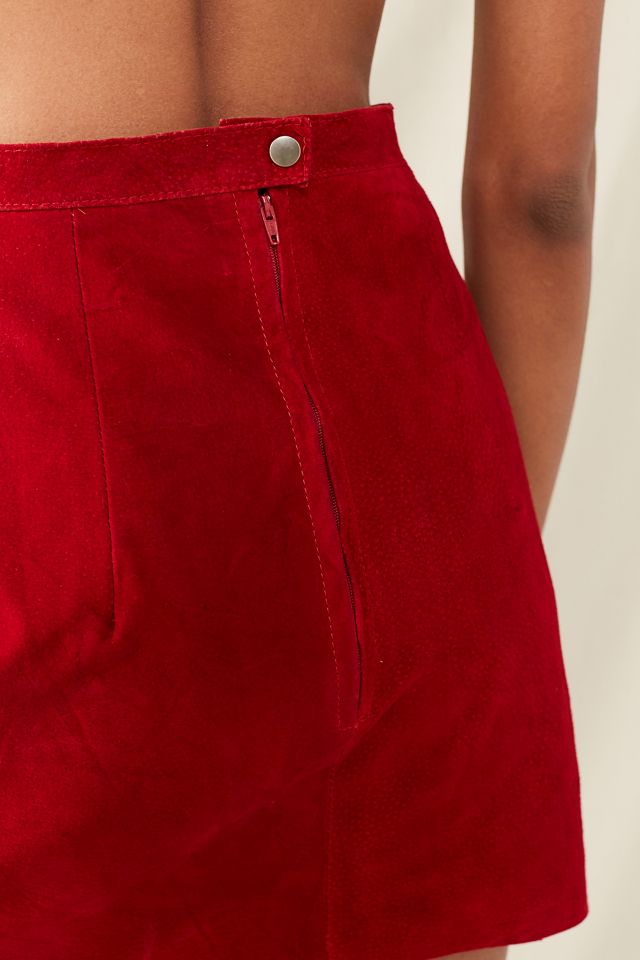 Vintage Suede Mini Skirt #4