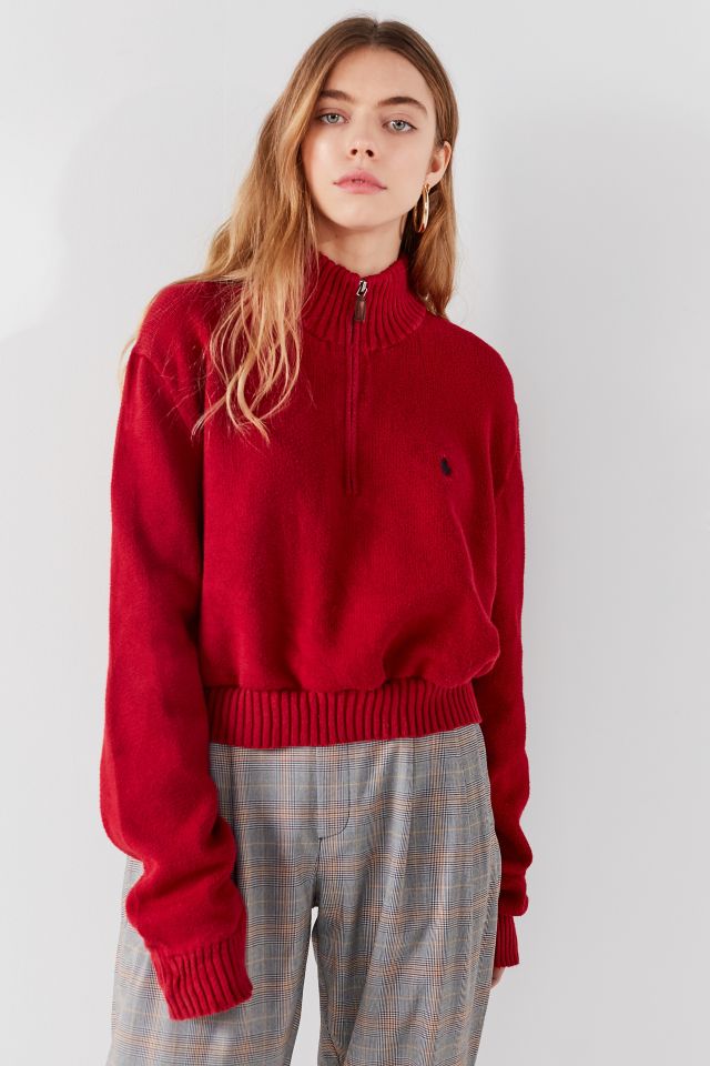 Urban Renewal Recycled Half-Zip Polo Sweater #1