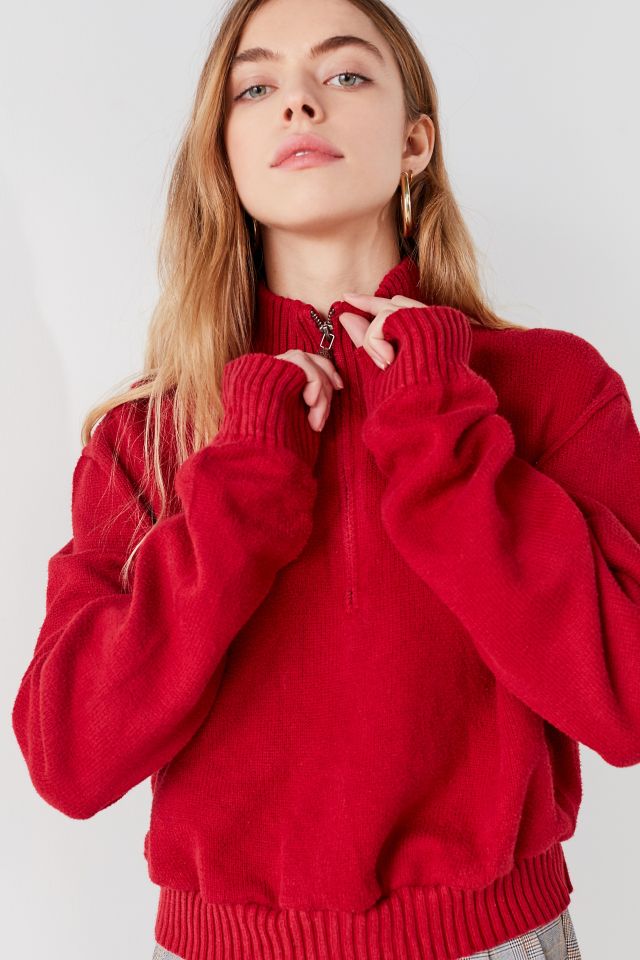 Urban Renewal Recycled Half-Zip Polo Sweater #5