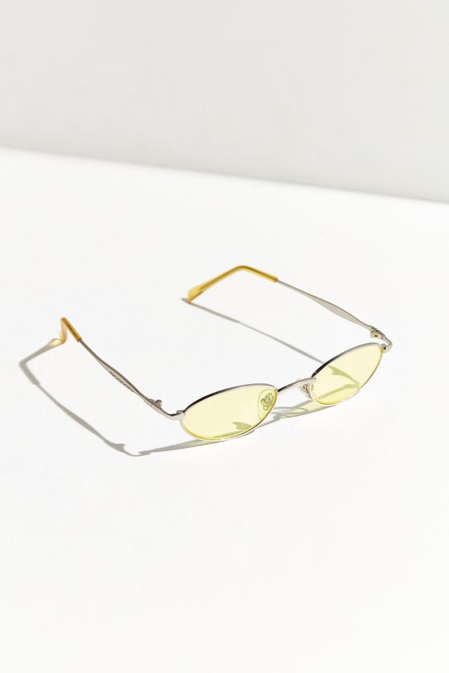 Vintage Metal Oval Sunglasses #1