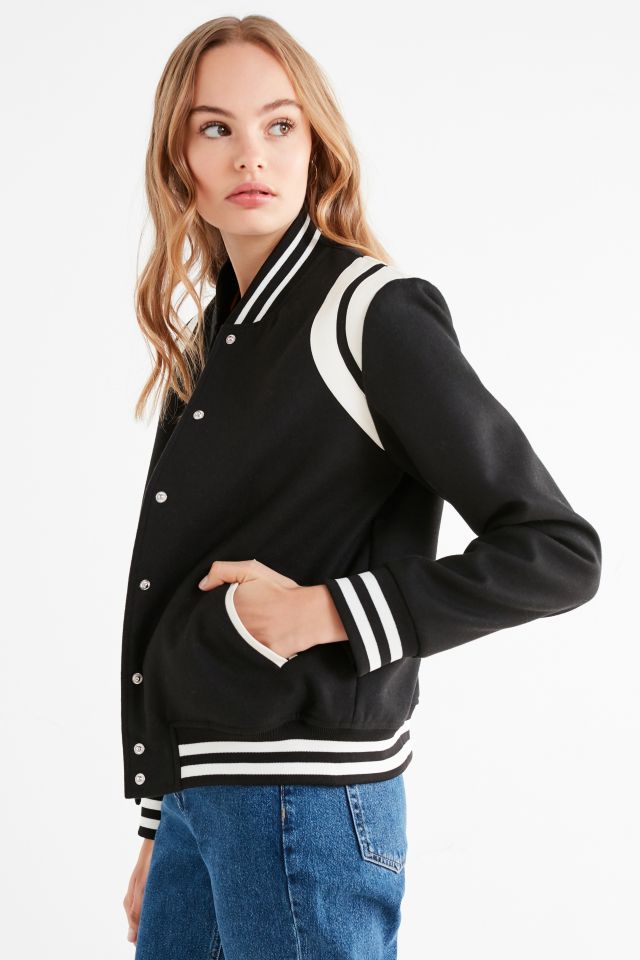 UO Striped Varsity Jacket #4