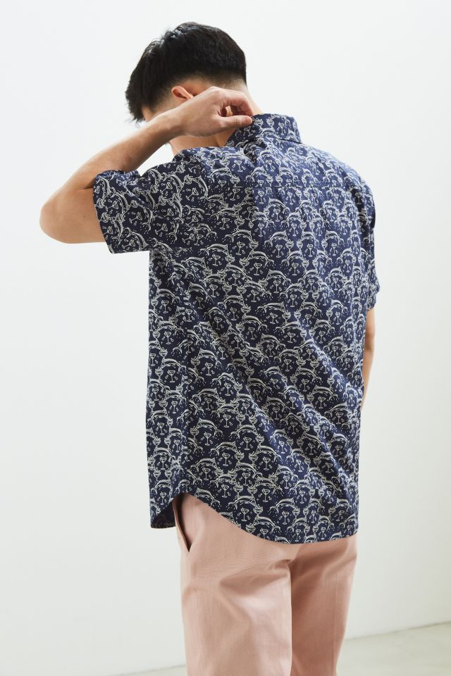Dark Seas Cutty Short Sleeve Button-Down Shirt #3