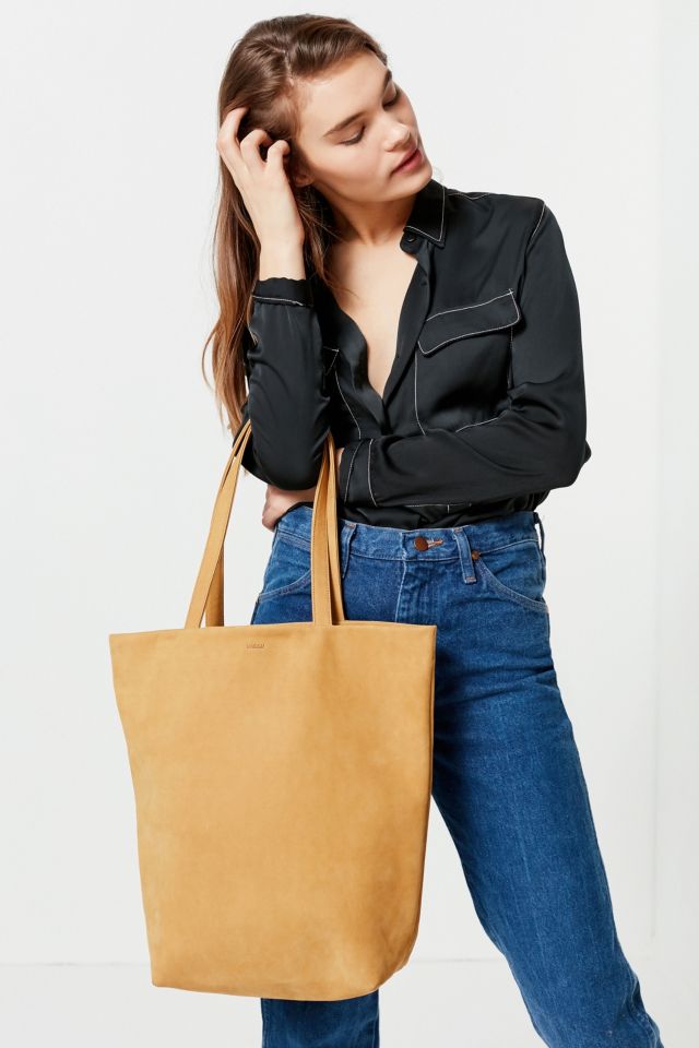 Baggu Basic Leather Tote - Black