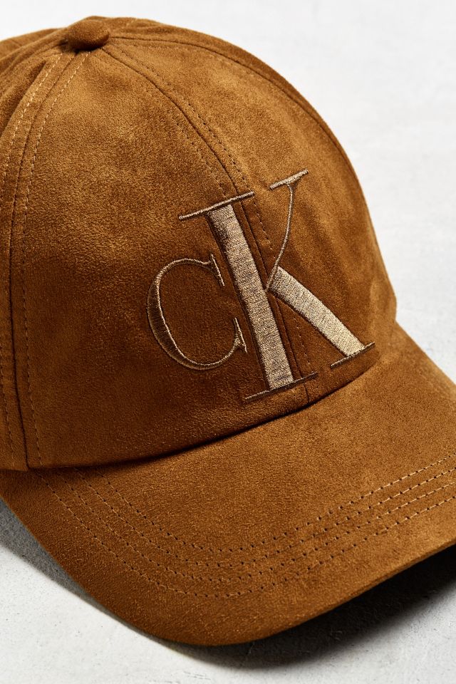 Calvin Klein Tonal Suede Baseball Hat #2