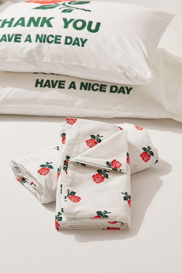 Chinatown Market UO Exclusive Roses Sheet Set #1