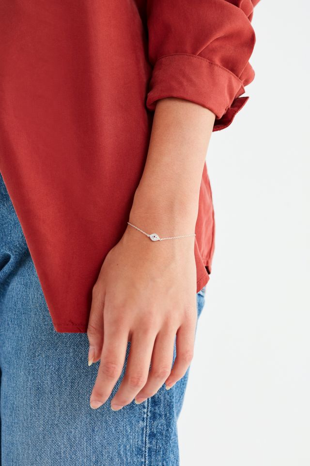 Adina Reyter Super Tiny Pave Evil Eye Bracelet #1