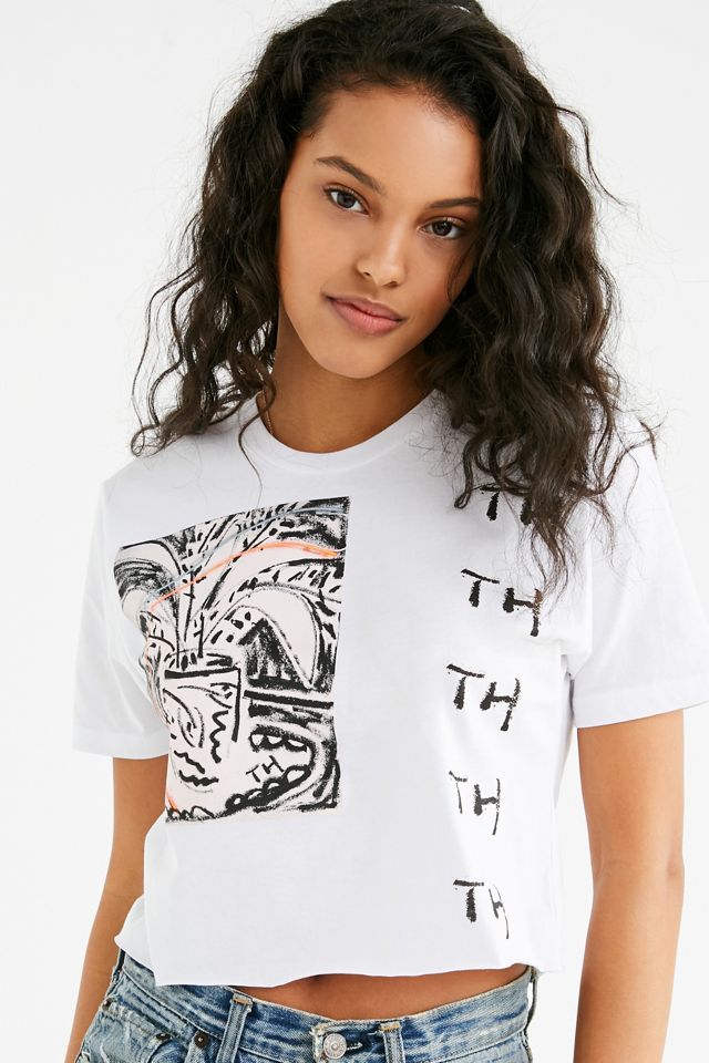 Thrush Holmes Cropped Palm Tee | Urban Outfitters