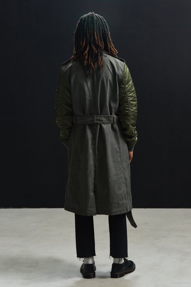 Alpha Industries Makinaw Trench Coat Urban Outfitters