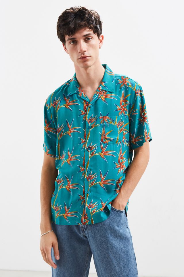 Stussy Bamboo Rayon Short Sleeve Button-Down Shirt #2