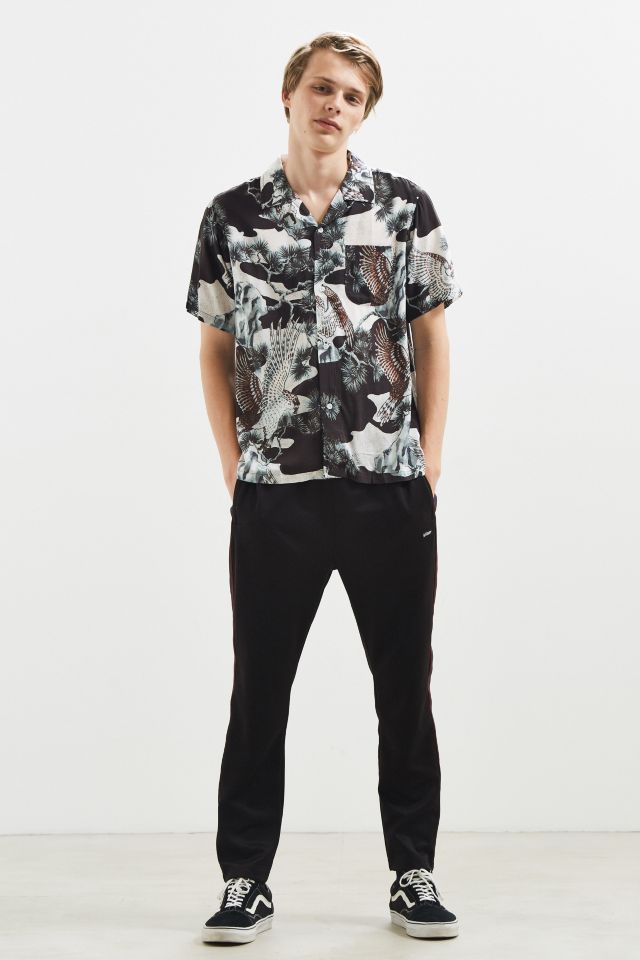 Stussy Falcon Rayon Short Sleeve Button-Down Shirt #5