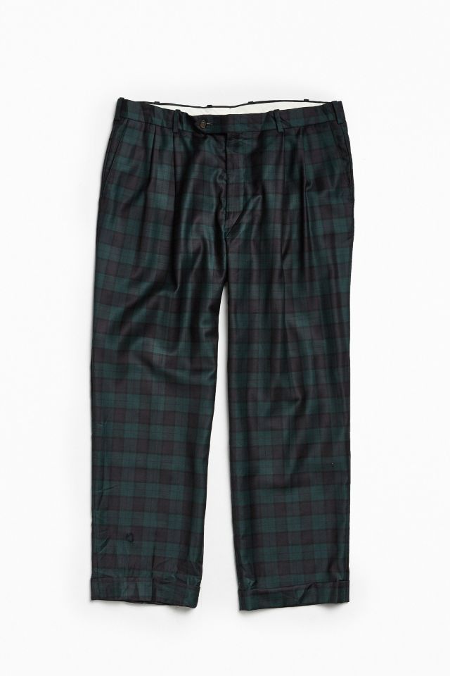 Black and green plaid hot sale pants