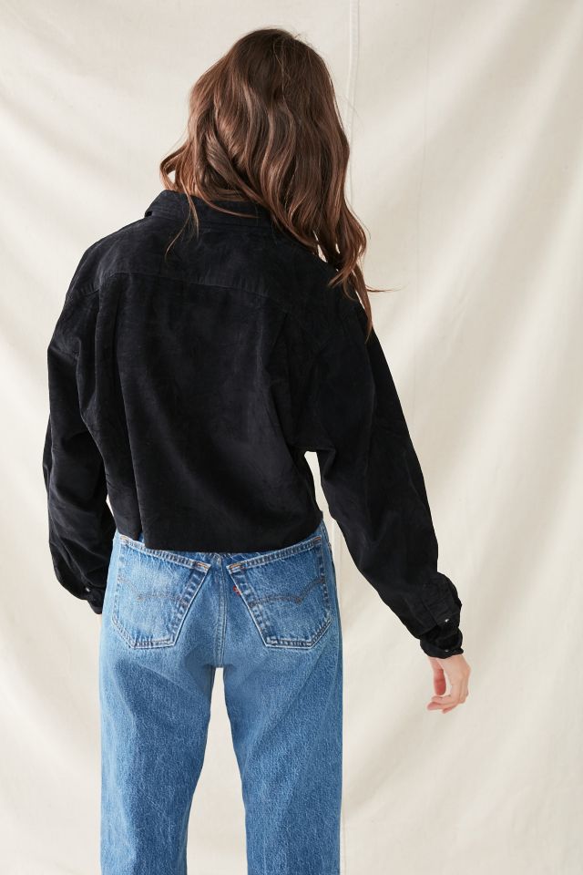 Urban Renewal Recycled Cropped Corduroy Shirt #4