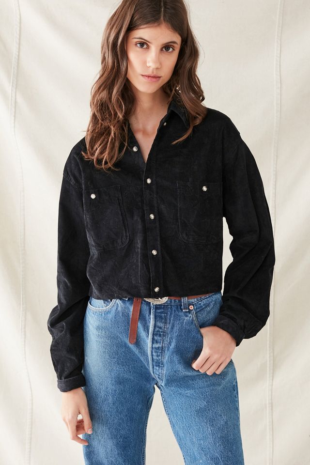 Urban Renewal Recycled Cropped Corduroy Shirt #5