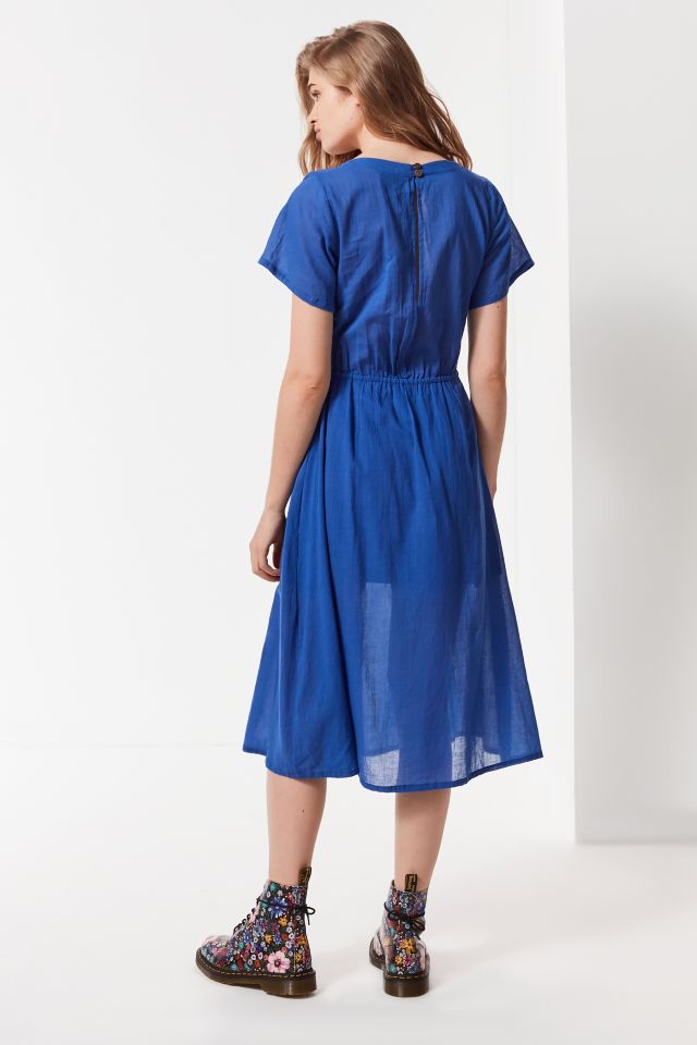 Robe mi-longue à découpe Olinda Cleobella #1