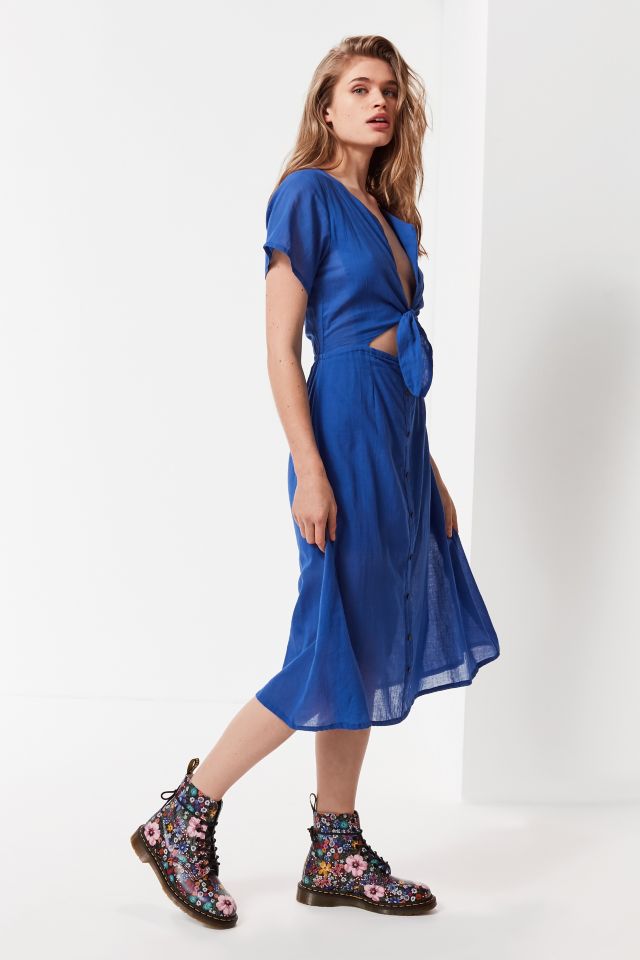 Robe mi-longue à découpe Olinda Cleobella #5