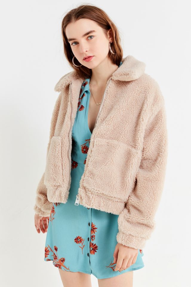 Urban outfitters sherpa on sale cardigan