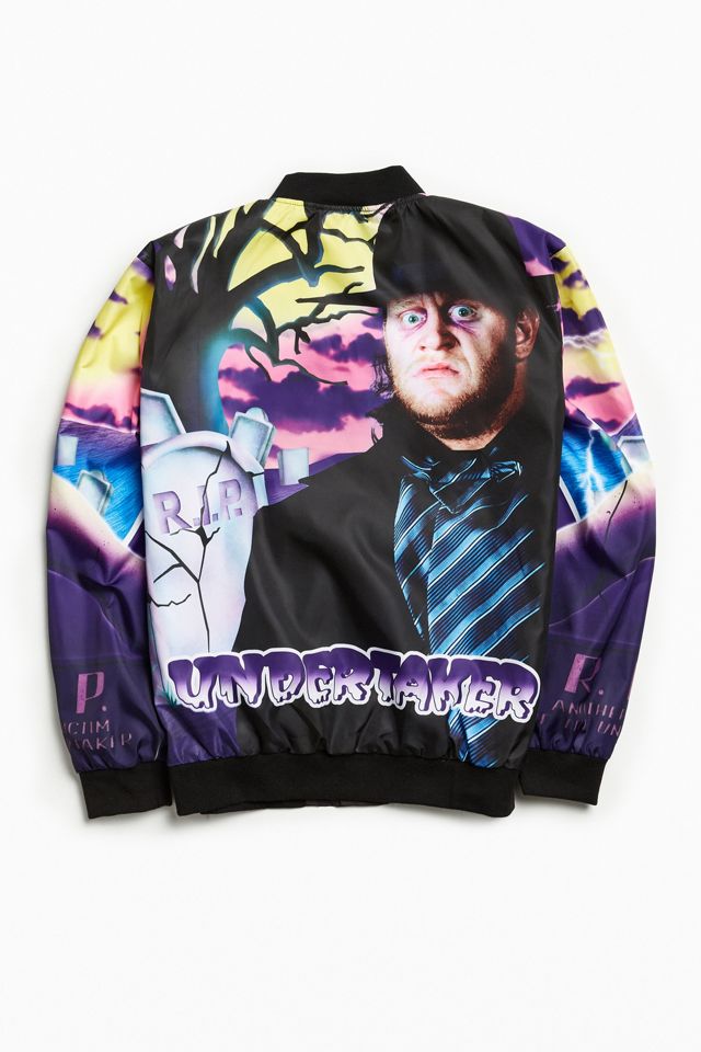 Chalk Line WWE Undertaker Bomber Jacket Urban Outfitters