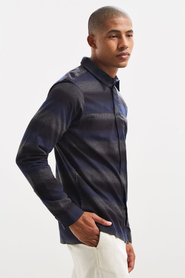 Native Youth Mython Striped Flannel Button-Down Shirt #2