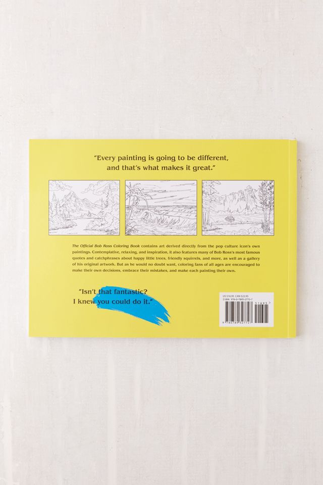 The Bob Ross Coloring Book #1