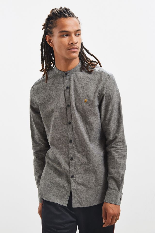 Farah steen hot sale grandad shirt