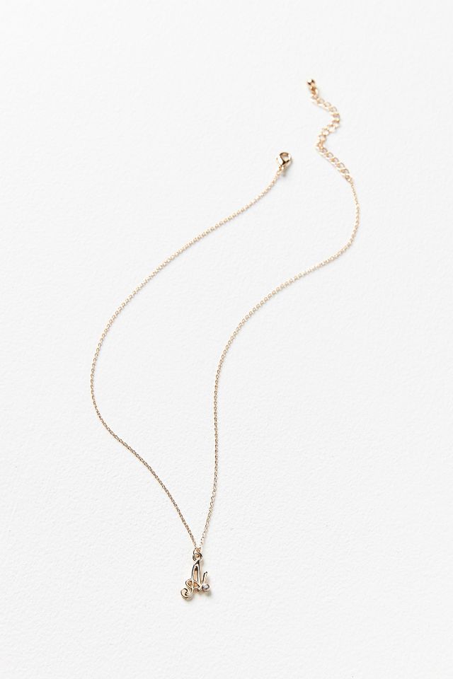 Scripted Initial Necklace #2