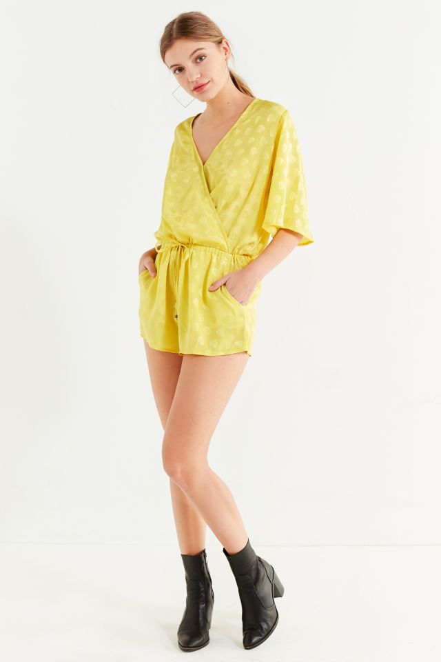 Stone Row By Volcom Surplice Romper #1