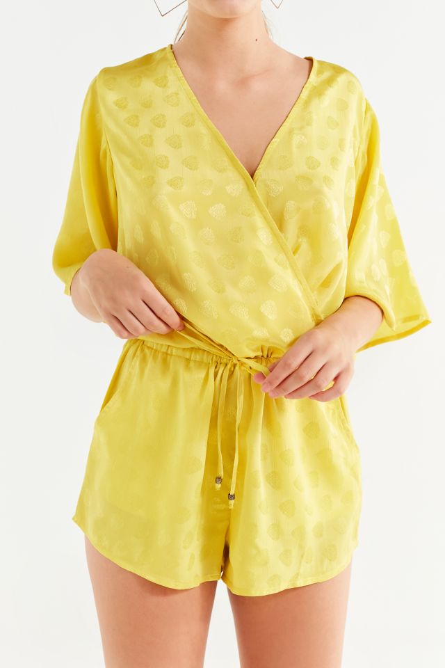Stone Row By Volcom Surplice Romper #5