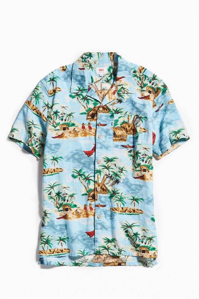 Levi's hawaiian sale camp shirt