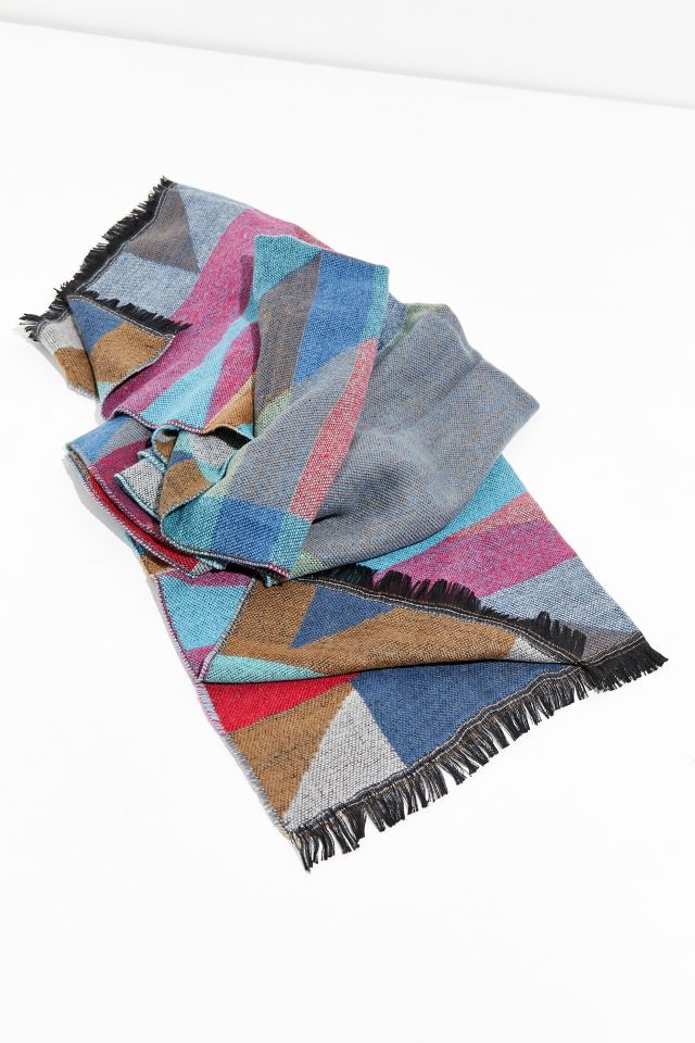 Southwestern Woven Blanket Scarf #2